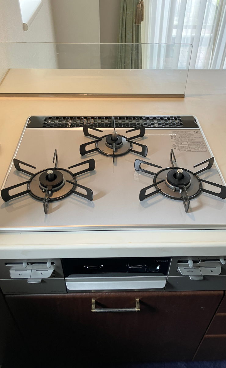 ビルトインコンロ・GTH交換｜箱根町 リゾートマンション