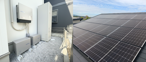 太陽光で発電開始。電気をお得にご使用いただけます！