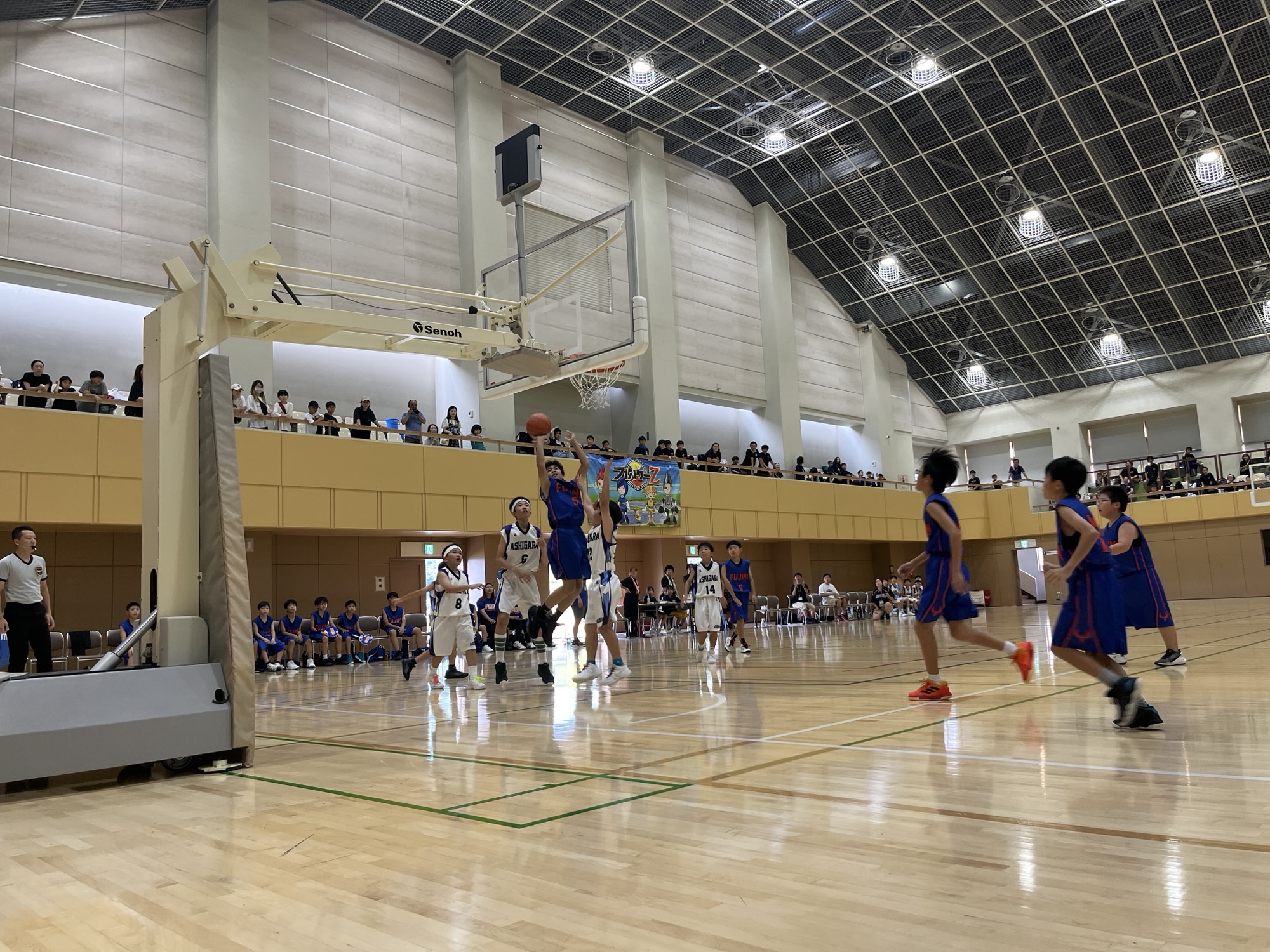 白熱した試合のワンシーン