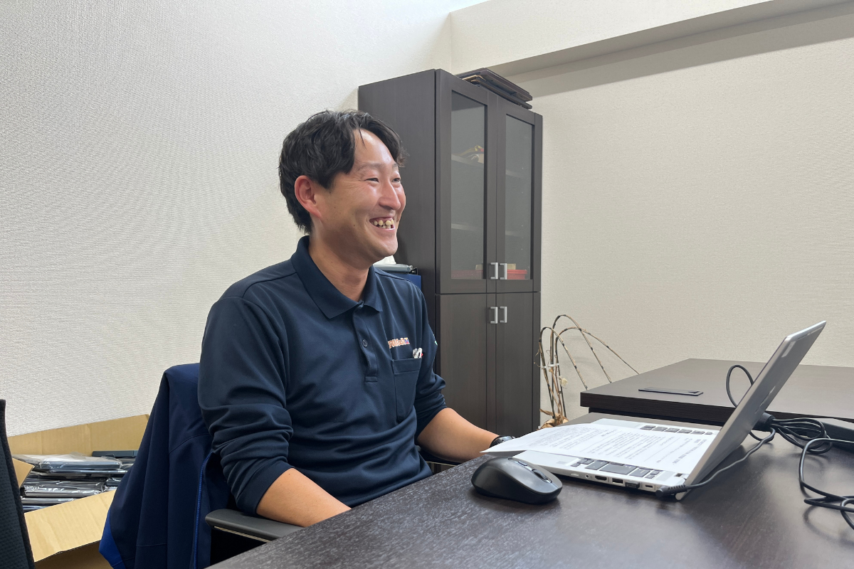 有墨大地氏の顔写真